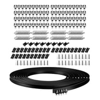 Bothyi - Kits De Rieles De Cortina Flexibles Espaciador De Cortina Para Rv Para Tratamiento De Ventanas Del Hogar 10 Metros
