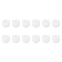 Magideal - 12 Veces Macetas Pequeñas Macetas De Plantas Simples Multipropósito De Membs De Flores Para Plantas De Interior Patio Decoración Del Jardín Del Patio Blanco