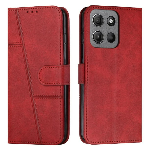 Funda Flip Para Motorola Moto G15 – Carcasa Delgada Y Resistente A Impactos Con Soporte Para Uso Diario Y Profesional