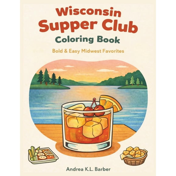 Libro para colorear Wisconsin Supper Club, publicación independiente