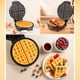 thumbnail image 5 of Wafflera Set X2 Tradicional Redonda 1000w Acero Inoxidable 220v FIGOIMPORT, 5 of 9