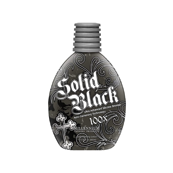 Loción bronceadora Millennium Tanning Solid Black 100 x 400 ml