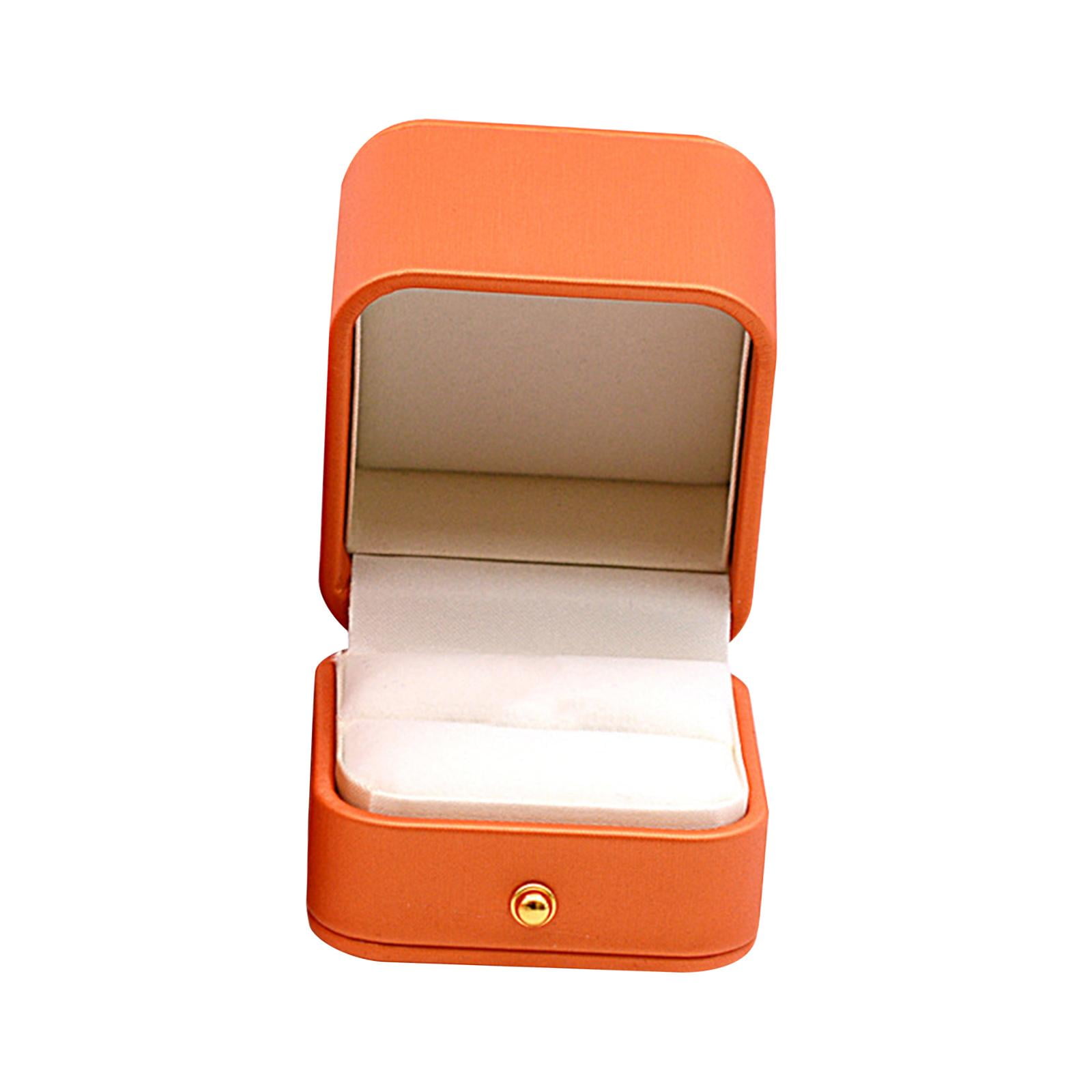 Magideal - -caja Para Anillos, Caja Para Anillos De Boda, Soporte Para Anillos Multifuncional, Estuche De Regalo Para Novia, Día De San Valentín, Propuesta, Cump