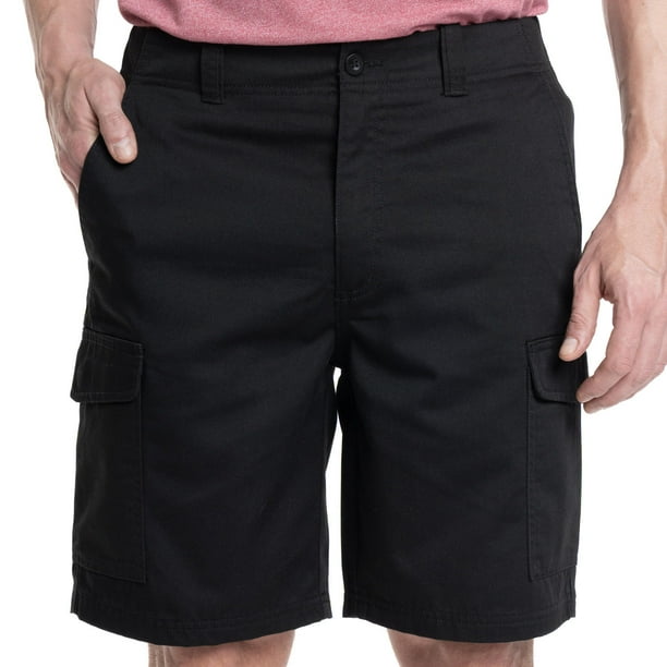 Bermuda Hombre Cargo Gabardina Bolsillos