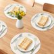thumbnail image 2 of Juego de 6 Manteles Redondos Tejidos para Decoración de Mesa de Comedor Interior Limpiar con Paño Verde 11.8x11.8 pulgadas, 2 of 5