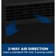 thumbnail image 3 of Aire acondicionado de ventana GE de 6.000 BTU para 23 m² con kit negro, 3 of 7