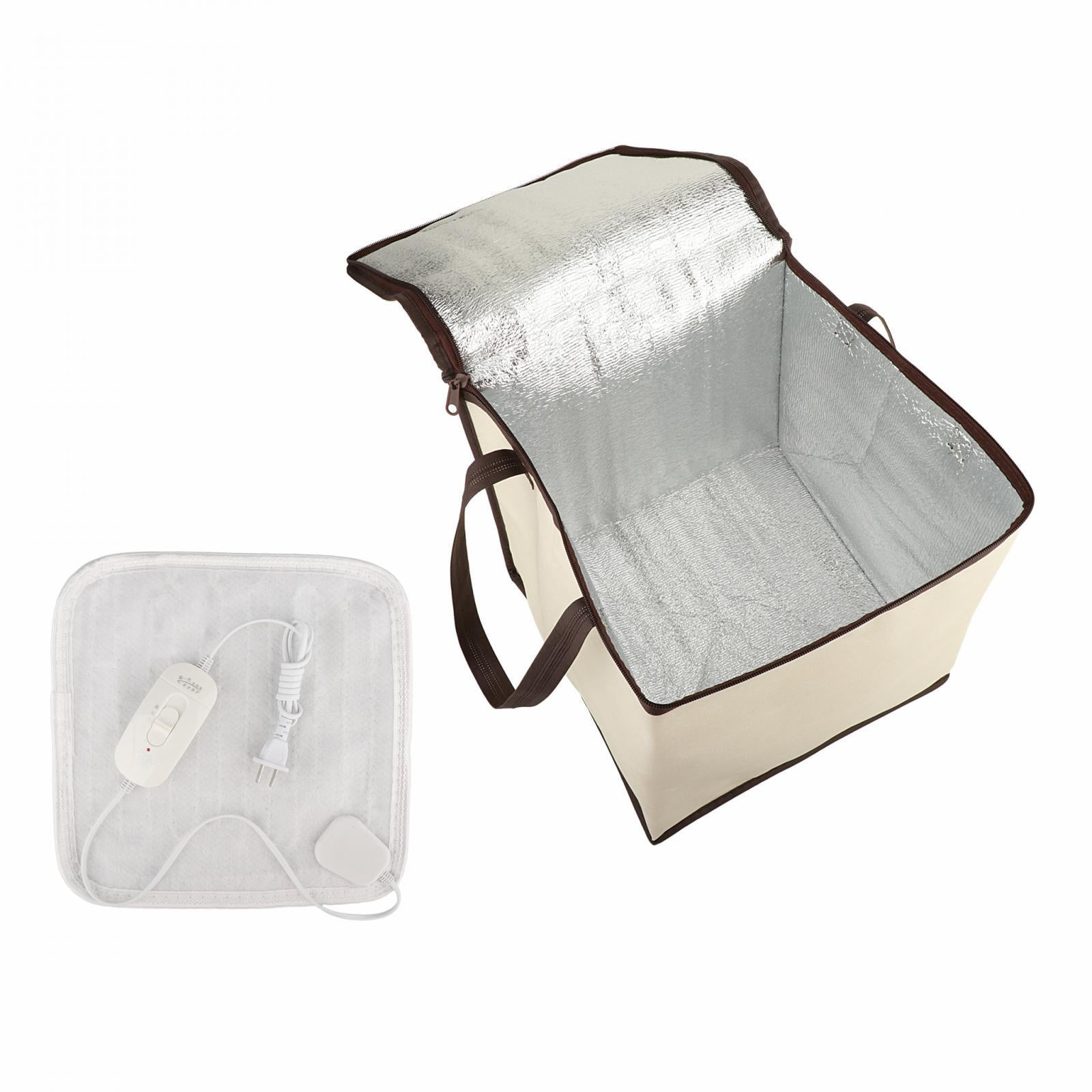 Magideal - Calentador De Fermentadora De , Caja De Fermentación Portátil Ajustable Para Hacer Pan Con Estera Calentadora Para Yogur, Pastelería, Queso, 50 Litros