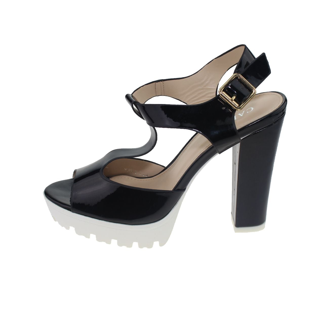 Sandalia Negro Vía Franca