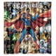 thumbnail image 1 of Cortina de ducha de Superman, juego de cortina de baño con ganchos, tamaño 66 x 72 pulgadas, 1 of 3