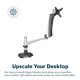 thumbnail image 2 of Brazo para monitor Vari Single, soporte VESA único, 27", ajustable, 9 kg, 2 of 6