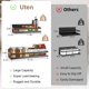 thumbnail image 2 of Organizador de cocina magnético Uten – juego de 2 estantes para especias, 2 of 8