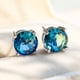 thumbnail image 2 of Sterling Silver Tourmaline Earrings, 925 Earrings, Color Earrings, Multi-color Anti-allergy, 678 Mm Round Single Gem Earrings, Suitable For Women And Teenagers, 2 of 4