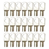 Magideal - 21 Piezas De Terminales De Alambre De Cobre, Conectores De Terminales De Resistencia A Altas Temperaturas, Conectores De Terminales De Alambre De Cobr