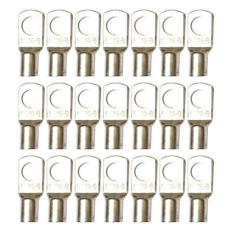 Magideal - 21 Piezas De Terminales De Alambre De Cobre, Conectores De Terminales De Resistencia A Altas Temperaturas, Conectores De Terminales De Alambre De Cobr