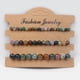 thumbnail image 1 of 3pcs/set Colorful Natural Stone Beads Bracelets - Stretchable Bangle Jewelry Gift for Women, 1 of 5