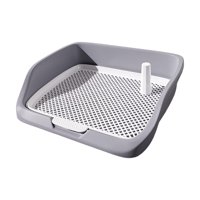 Magideal - Bandeja De Baño Para Perros Y Cachorros, Herramienta De Limpieza Para Bandeja De Arena, Bandeja De Baño Para Perros De Interior, Entrenador De Baño Pa Gris