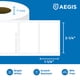 thumbnail image 2 of [etiqueta] Tecnología Térmica Directa Aegis De 2 1 4 X 1 1 4 Pulgadas Para Zebra Eltron, 2 of 7