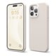 thumbnail image 1 of Funda de silicona líquida elago para iPhone 15 Pro Max – Piedra, 1 of 6