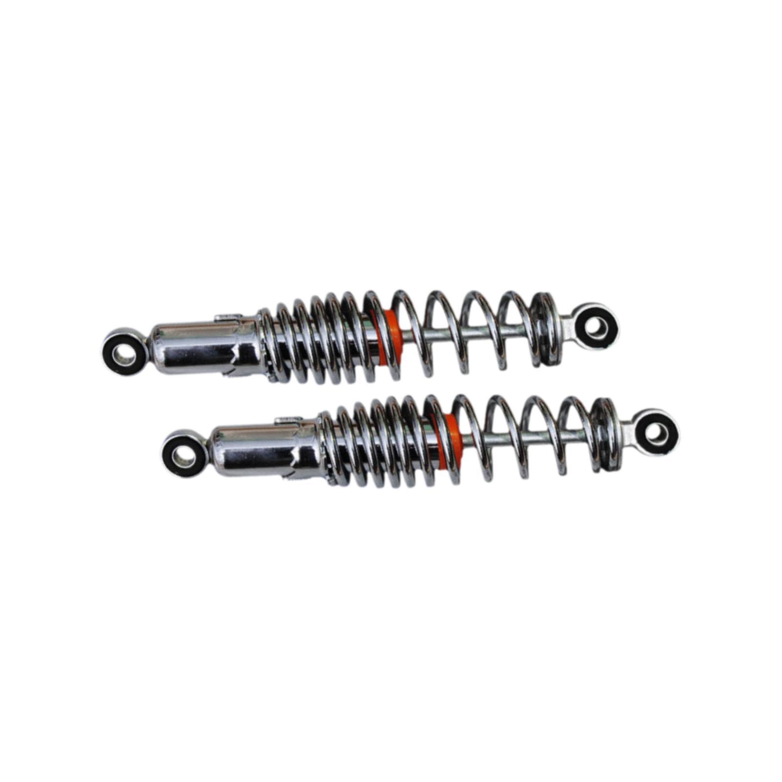 Ioensy - Amortiguador Trasero Genérico, 2 Uds., Fácil De Instalar, Suspensión Trasera, Orificios De Resorte, Distancia De 270Mm