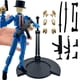 thumbnail image 1 of Figura de acción enttgo Mici20 de 20,6 cm, juguete articulado azul, 1 of 6