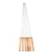 thumbnail image 1 of 6 Brochetas Pinchos Anticuchos Madera Metal 50 Cm, 1 of 2