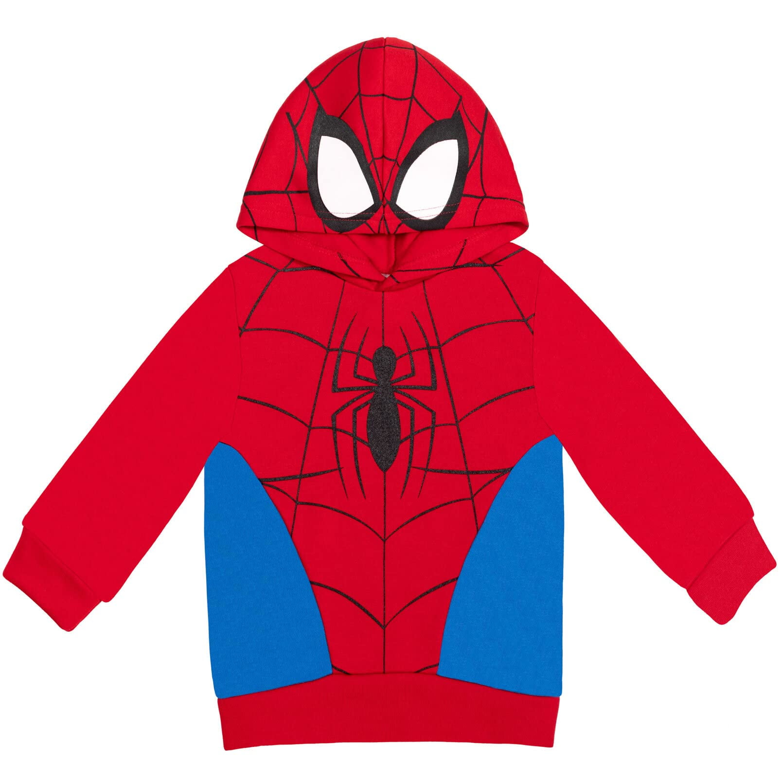 Sudadera Con Capucha Para Niños Pequeños Marvel Avengers Spider-man Roja 2t
