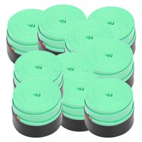Magideal - Paquete De 10 Empuñaduras De Raqueta De Tenis, Empuñaduras De Bádminton, Reemplazo De Sobregrips De Raqueta De Tenis, Empuñaduras De Raqueta De Squash Verde