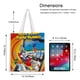 thumbnail image 5 of The Bugs Bunny & Road Runner Show Bolso de tela con estampado de lienzo para mujer, bolsa de compras reutilizable y estética, con cremallera interior, regalo para mujer,38*45cm., 5 of 6