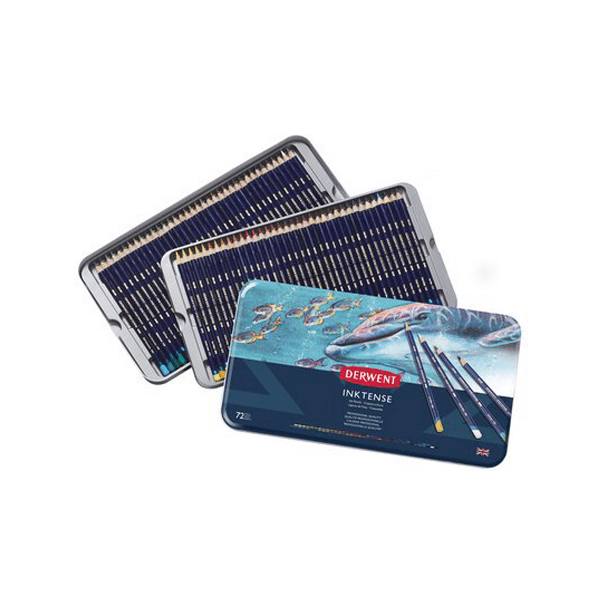 Lápices De Tinta Inktense Derwent Set 72 Colores