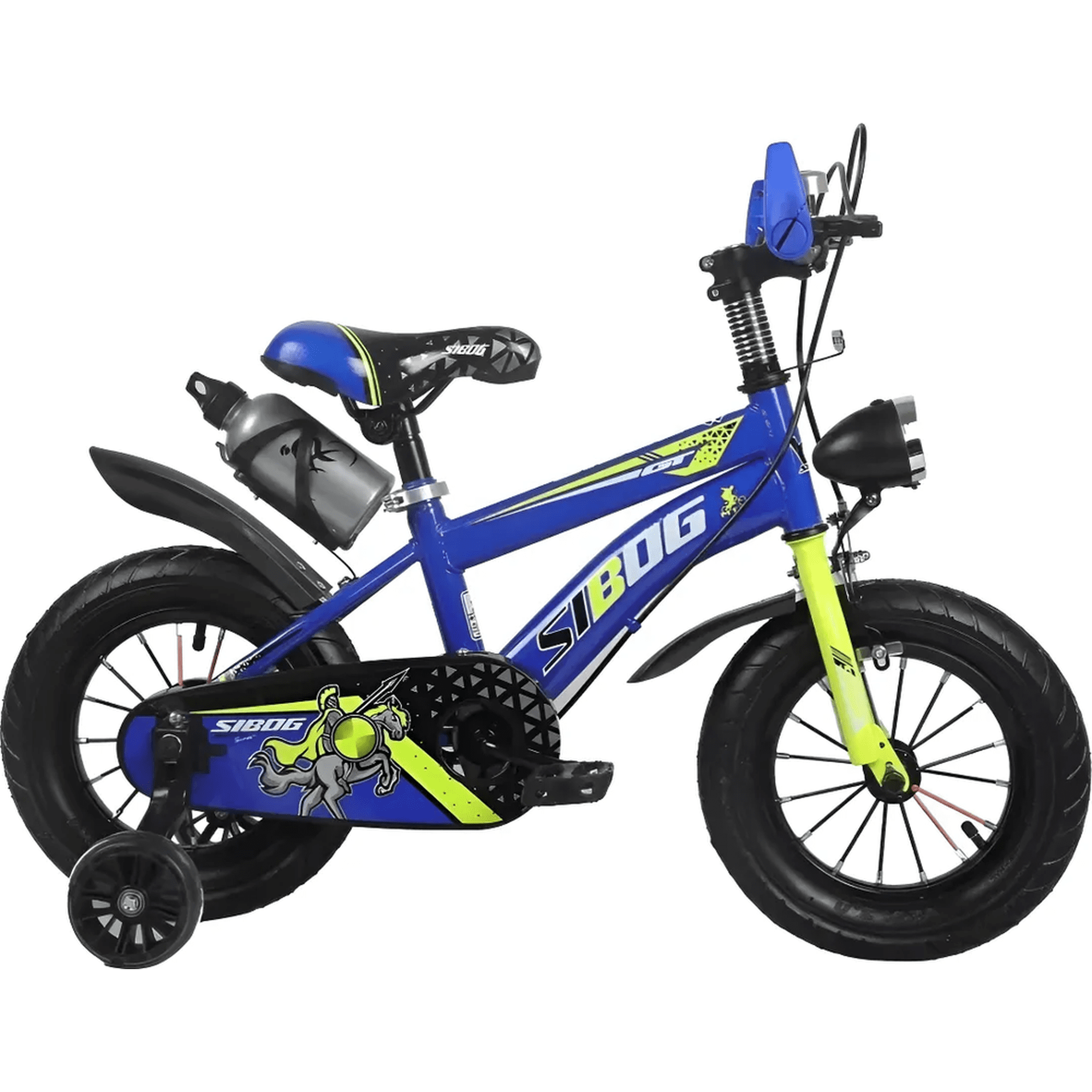 Genérico - Bicicleta Aro 16 Con Ruedas De Aprendizaje Infantil Azul