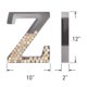 thumbnail image 4 of Soporte de corcho para vino HouseVines, metal, letra Z, decoración de pared, 4 of 7