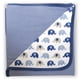 thumbnail image 2 of Manta de algodón para bebé Elefantes azules, 2 of 2