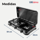 thumbnail image 3 of Cocina Encimera A Gas Licuado 3 Platos Cocinilla Negro, 3 of 6