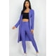 thumbnail image 1 of Conjunto de Cárdigan Largo de Canalé y Leggings, 1 of 9