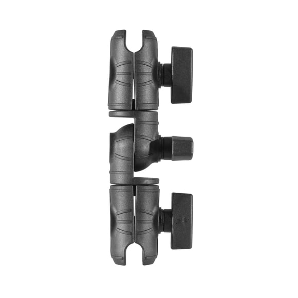 Brazo de doble enchufe compuesto iBolt de 15 cm para bola de 1 pulgada