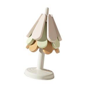 Bothyi - 3 Piezas Trivets De Forma De Árbol Juego De Montaña Costería Para Sartenes Platos Calientes