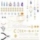 thumbnail image 1 of Kit de 224 atrapasoles DIY, atrapasoles colgantes de cristal con cadena de gancho, accesorios colgantes de prisma para ventana, jardín, decoración del hogar., 1 of 7