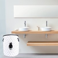 Mallorca - Cesta Decorativa Para Ropa Piña Smile