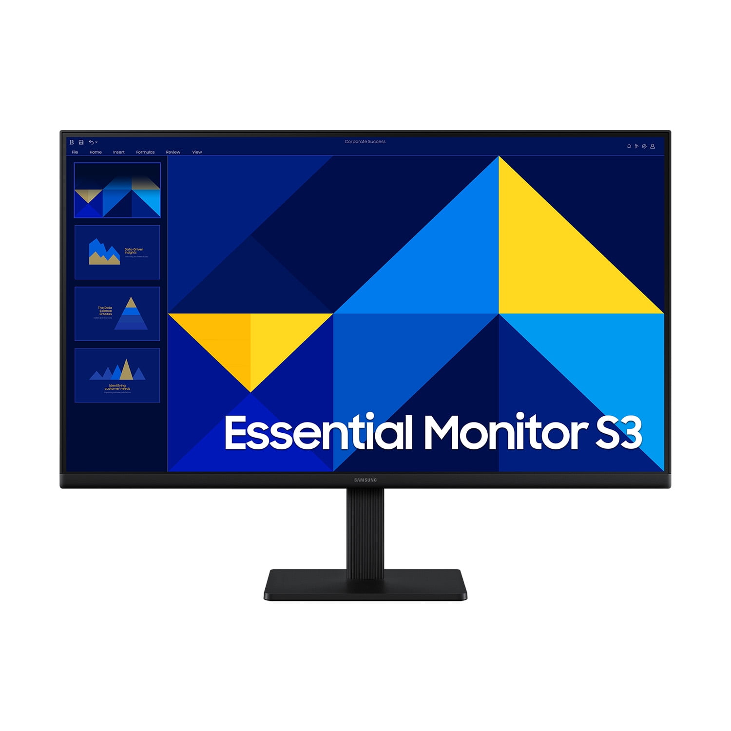 Samsung - 27" Essential Monitor S3 S30gd Full Hd Monitor