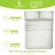 thumbnail image 4 of Juego de sábanas BAMPURE Queen 4 piezas de viscosa de bambú refrescante, 4 of 6