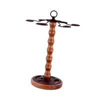 Magideal - Soporte Organizador Para Copas De Vino, Estante De Secado Para Copas De Vino, Base De Madera, Organizador Colgante, Soporte Para Copas De Vino Montado