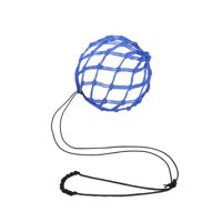 Ioensy - Entrenador De Patadas De Fútbol, Ajustable, Para Niños, Habilidades De Fútbol, Balón De Fútbol, Pateador De Red Azul