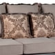 thumbnail image 4 of Sofa 3 Cpos Strauss Pu/Tela Chocolate, 4 of 5