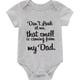 thumbnail image 1 of Newborn Infant Short Sleeve Cotton Romper "DON'T LOOK AT ME" Graphic Crew Neck Bodysuit Onesies For Baby Girls And Boys Toddler Summer Clothes, 1 of 5