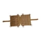 thumbnail image 3 of Silla De Camping, Reposabrazos, Bolsa, Silla, Bolsillo Lateral, Organizador Para Campamento, Césped, Artículos Diversos, Color Marrón, 3 of 5
