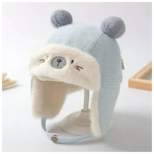 Total Upgrate - Gorro De Invierno Con Chiporro Para Bebes Azul