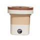 thumbnail image 4 of Lavadora plegable Lavadora de cubo pequeña 8L 3 modelos Alta potencia Durable Fácil de transportar Lavadora pequeña compacta para RV Lavandería Aparta Beige, 4 of 5