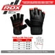 thumbnail image 3 of Guantes de Gimnasio RDX Profesionales Cuero Black/Red WGL-L7R Talla M, 3 of 3