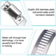 thumbnail image 3 of Abrazaderas de manguera de acero inoxidable con tornillo sin fin y ajustable (3 m, 5 abrazaderas), 3 of 5