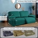 thumbnail image 2 of Funda para muebles ULTICOR, reclinable, 2 plazas, jacquard, color verde azulado, 2 of 6